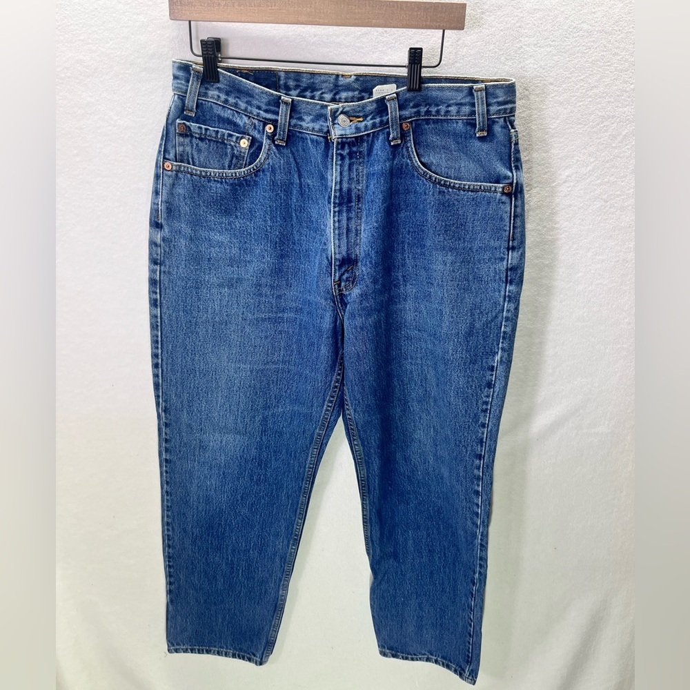 Levis 550 Relaxed Fit Tapered Leg Jeans Mens 36x30‎ Blue Made in Canada 1809